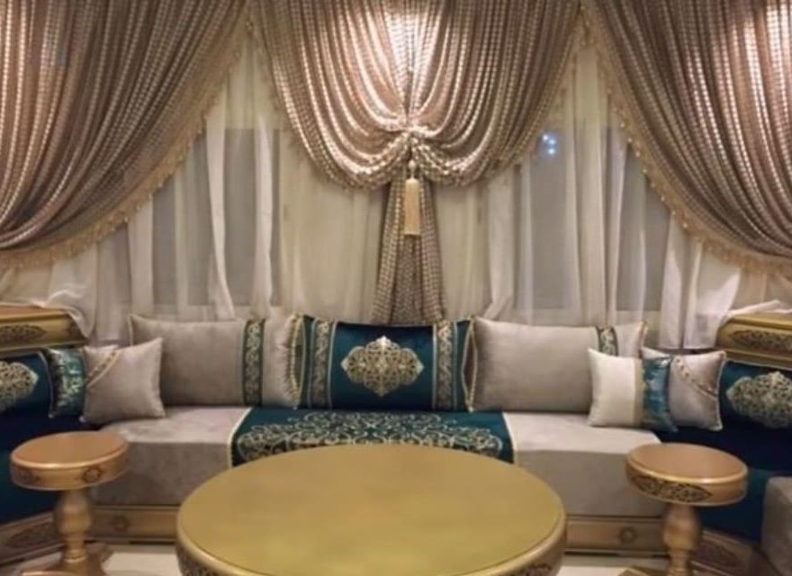 Rideaux pour salon marocain moderne